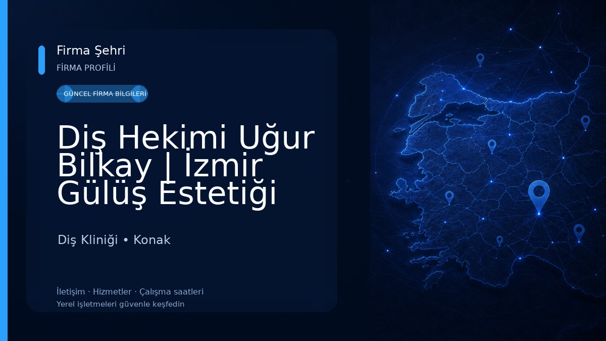 Diş Hekimi Uğur Bilkay | İzmir Gülüş Estetiği ve Diş İmplant Tedavisi Diş Kliniği
