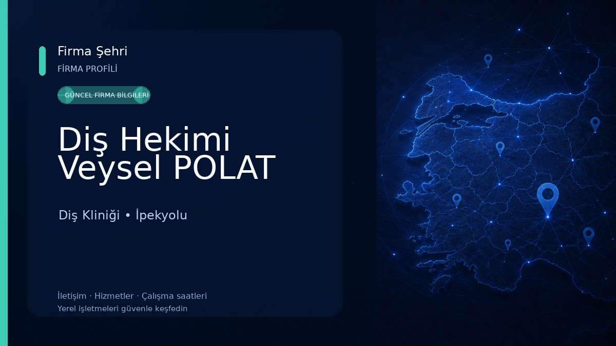 Diş Hekimi Veysel POLAT Diş Kliniği