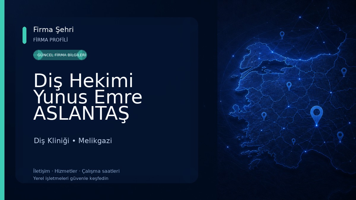 Diş Hekimi Yunus Emre ASLANTAŞ Diş Kliniği