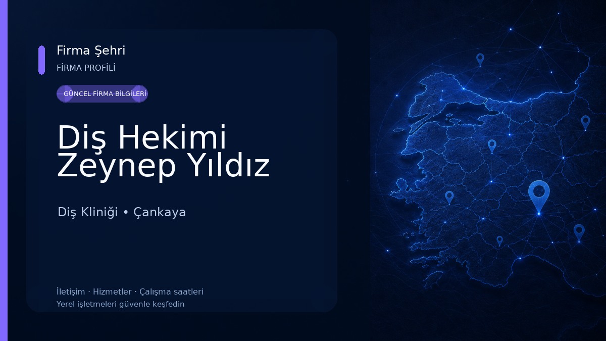 Diş Hekimi Zeynep Yıldız Diş Kliniği