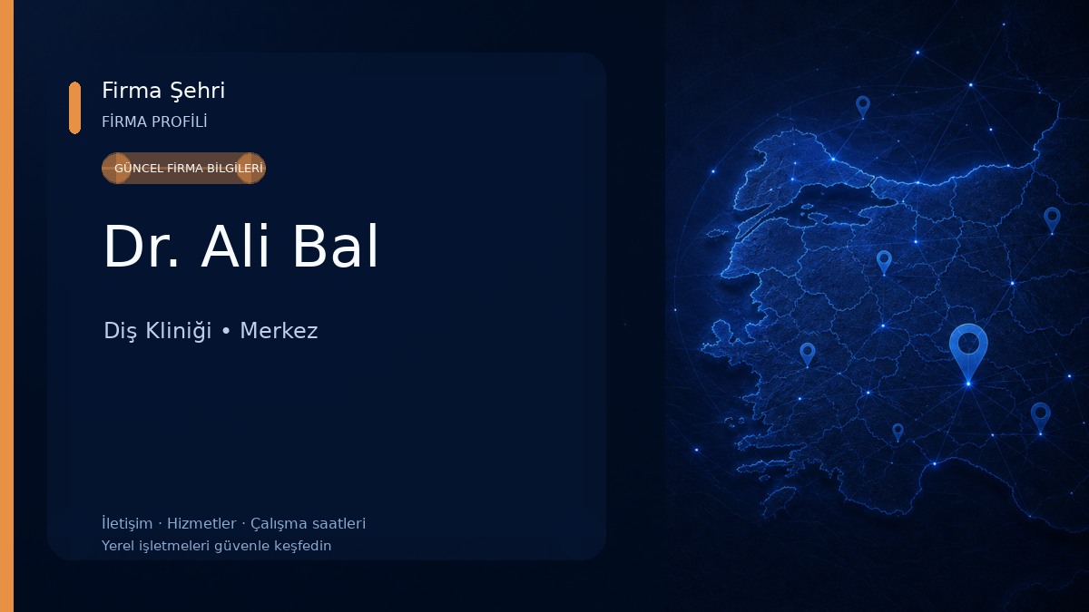 Dr. Ali Bal