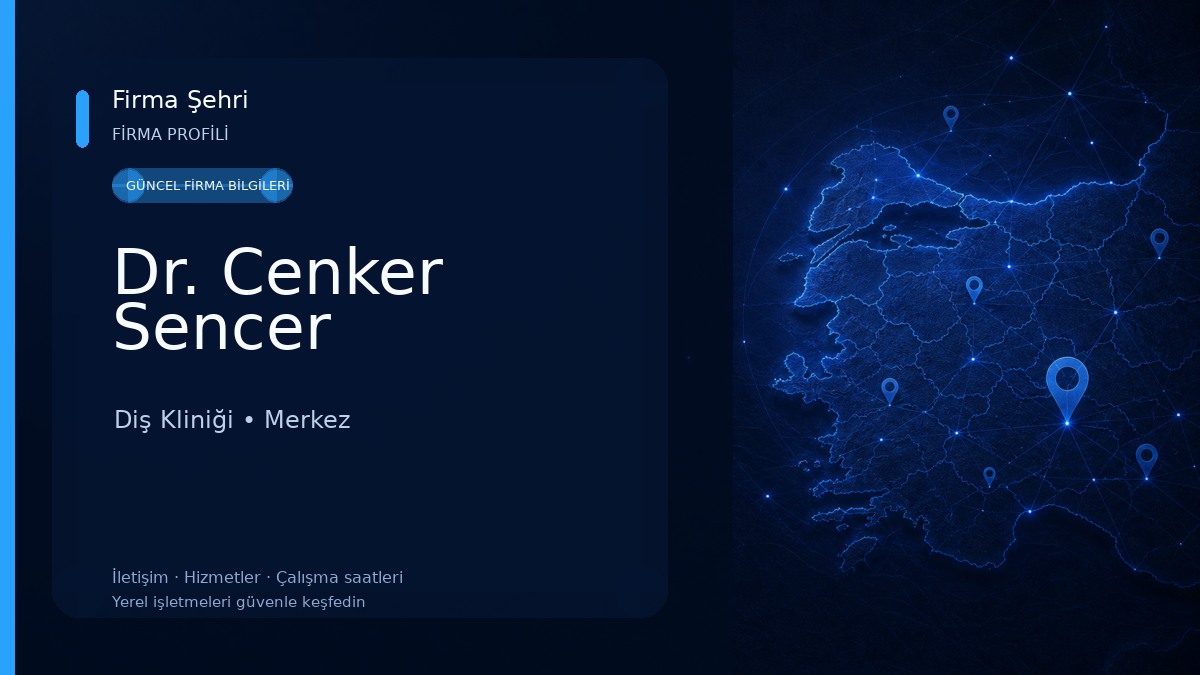 Dr. Cenker Sencer Diş Kliniği