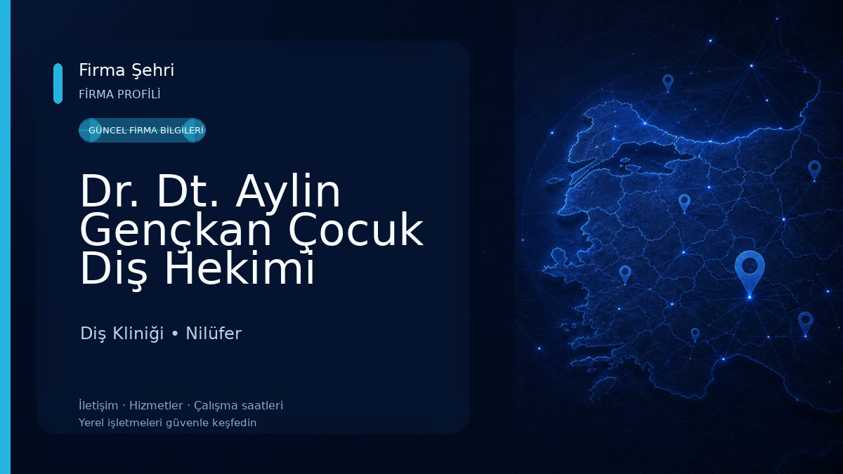Dr. Dt. Aylin Gençkan Çocuk Diş Hekimi Diş Kliniği