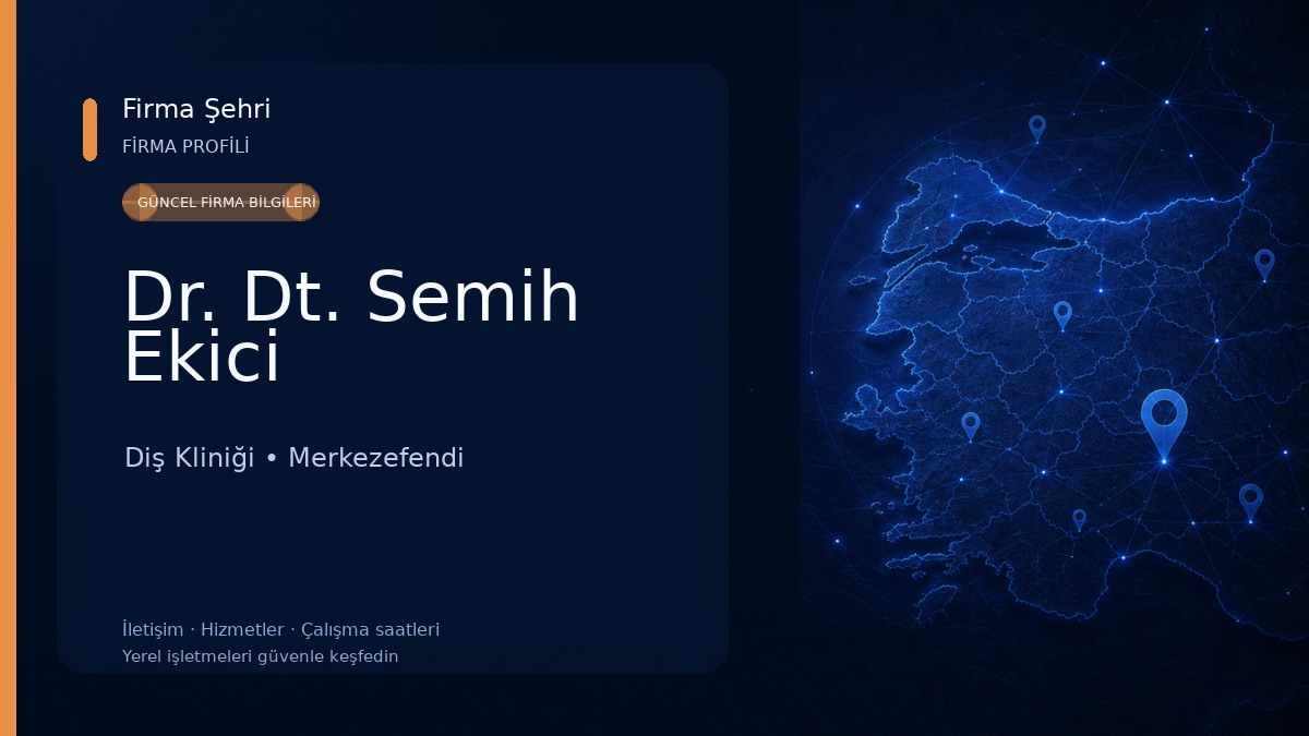 Dr. Dt. Semih Ekici Diş Kliniği