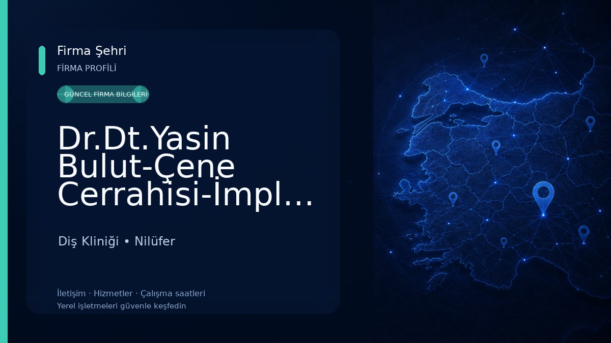 Dr.Dt.Yasin Bulut-Çene Cerrahisi-İmplant-Zigoma implant-Porselen İmplant-Eklem Tedavisi-Gömülü Diş-Çene Ameliyatları Diş Kliniği
