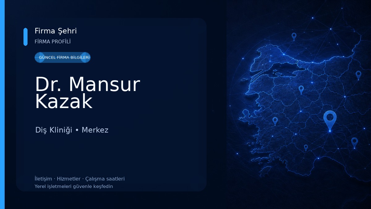 Dr. Mansur Kazak