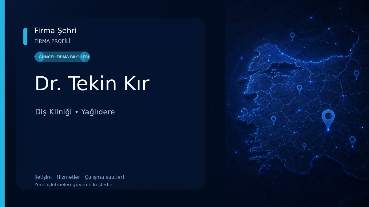 Dr. Tekin Kır Diş Kliniği