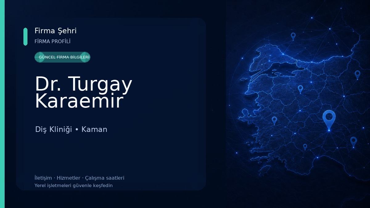 Dr. Turgay Karaemir Diş Kliniği