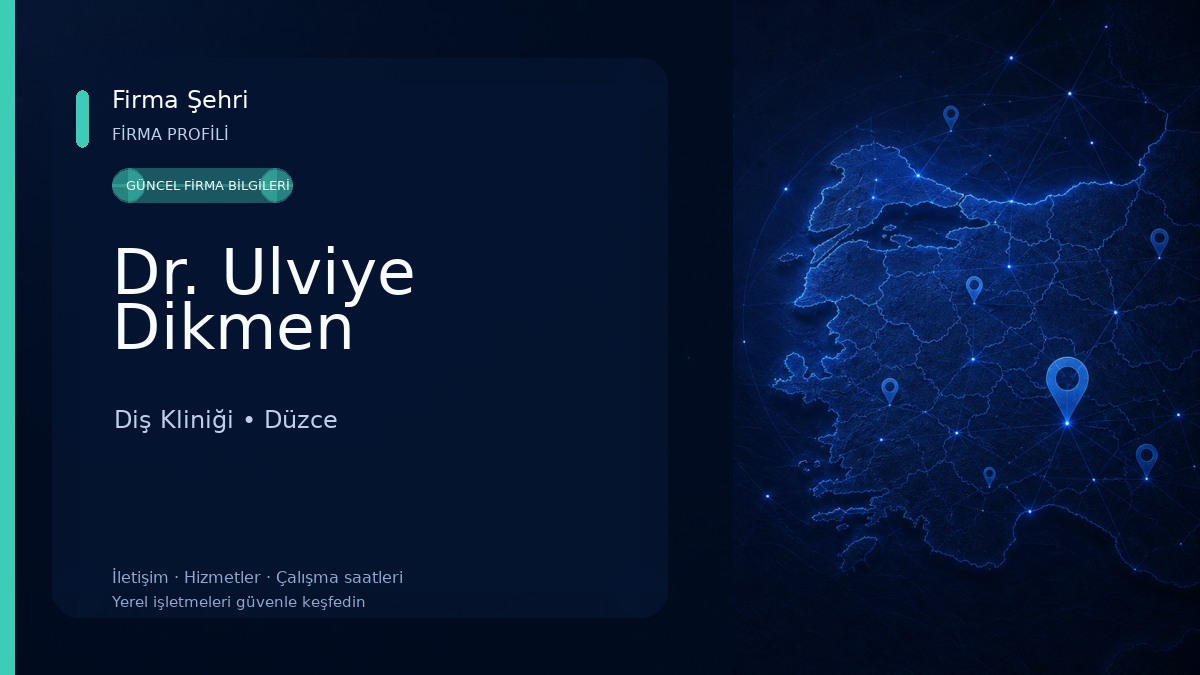 Dr. Ulviye Dikmen Diş Kliniği