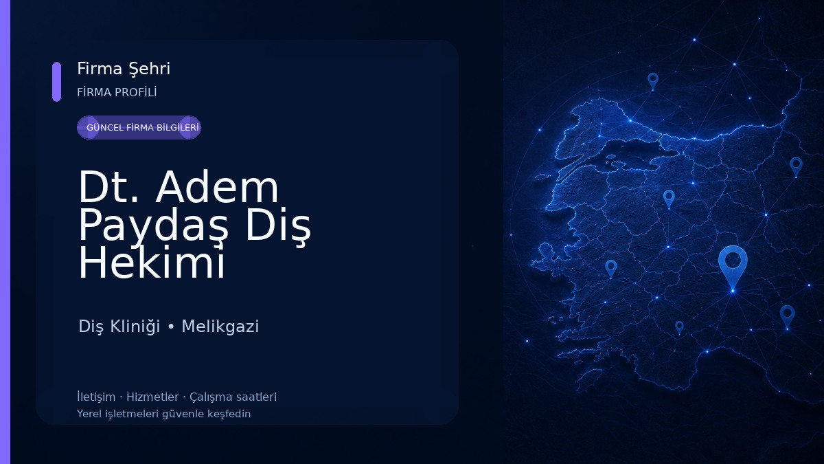 Dt. Adem Paydaş Diş Hekimi