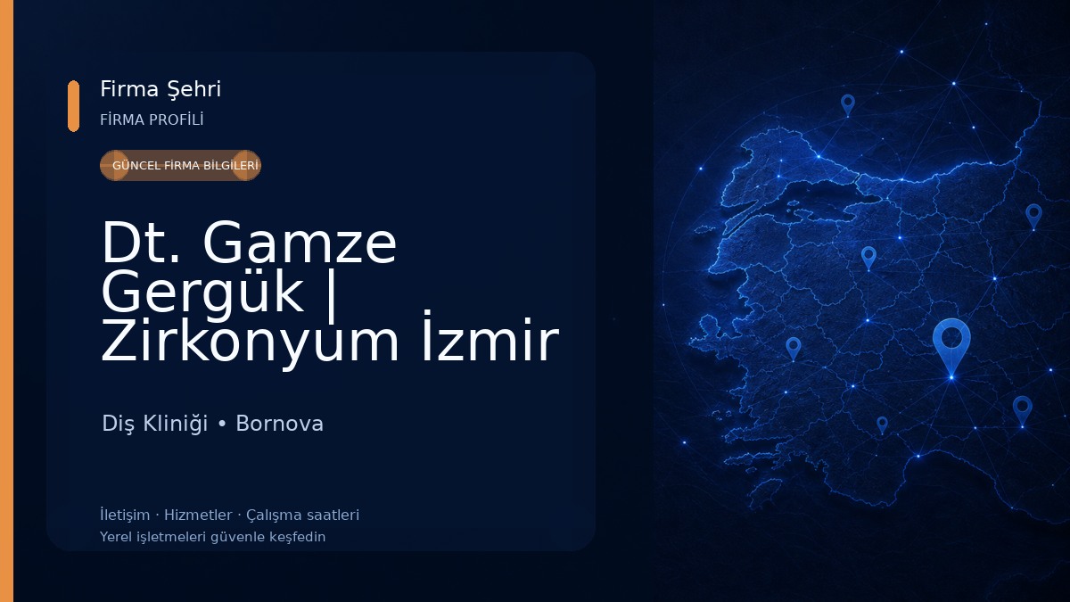 Dt. Gamze Gergük | Zirkonyum İzmir İmplant Diş doktoru Diş hekimi Yeşilova Diş Kliniği