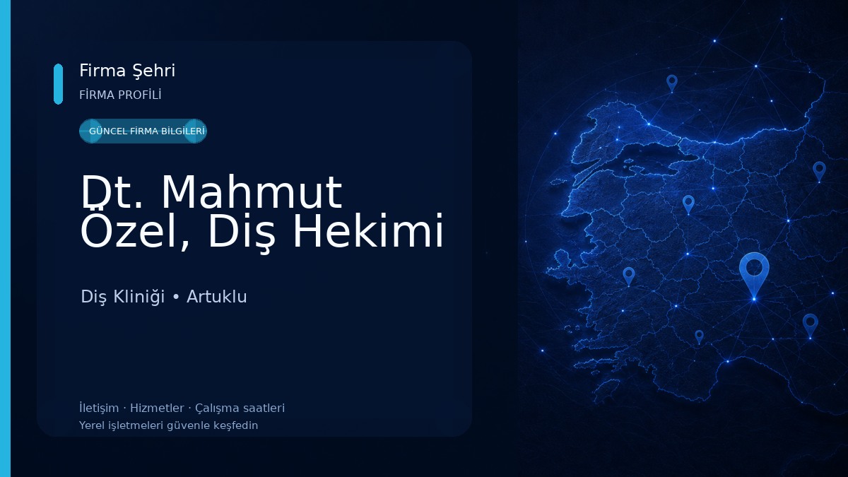 Dt. Mahmut Özel, Diş Hekimi