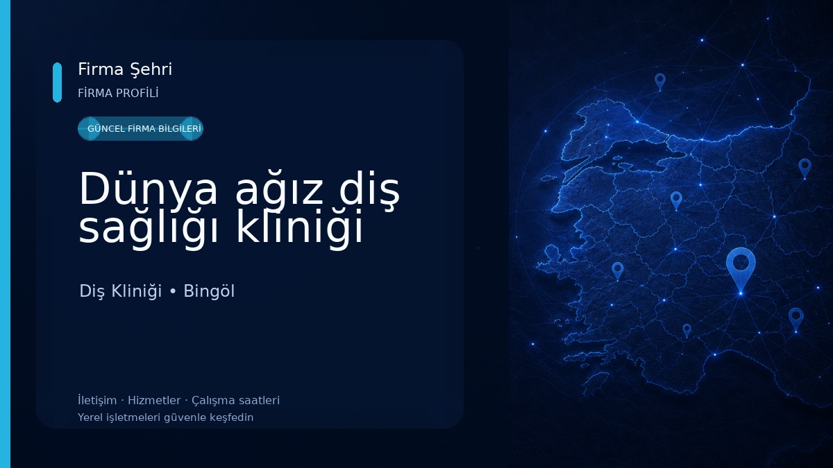 Dünya ağız diş sağlığı kliniği