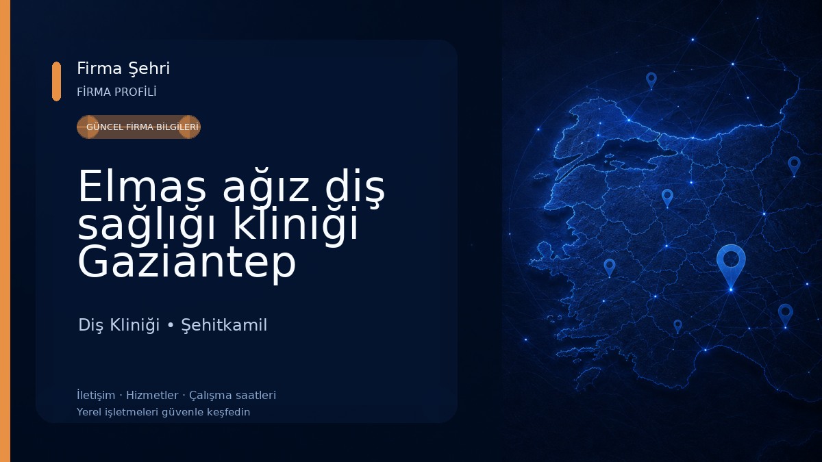 Elmas ağız diş sağlığı kliniği Gaziantep