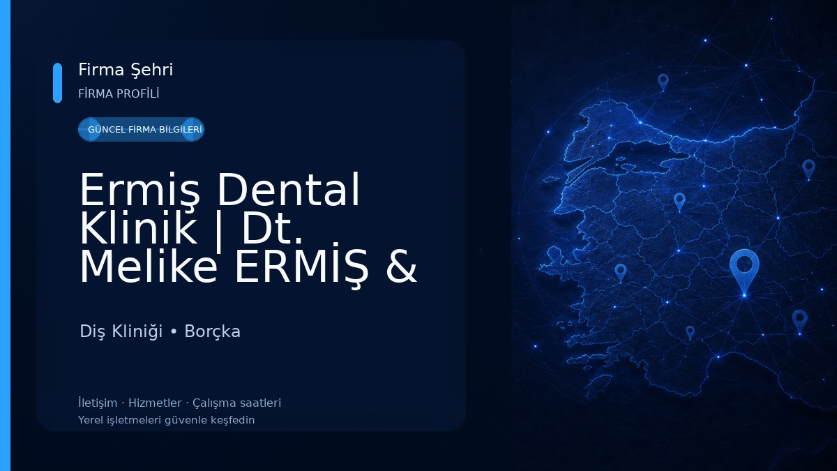 Ermiş Dental Klinik | Dt. Melike ERMİŞ & Dt. Enes ERMİŞ Diş Kliniği