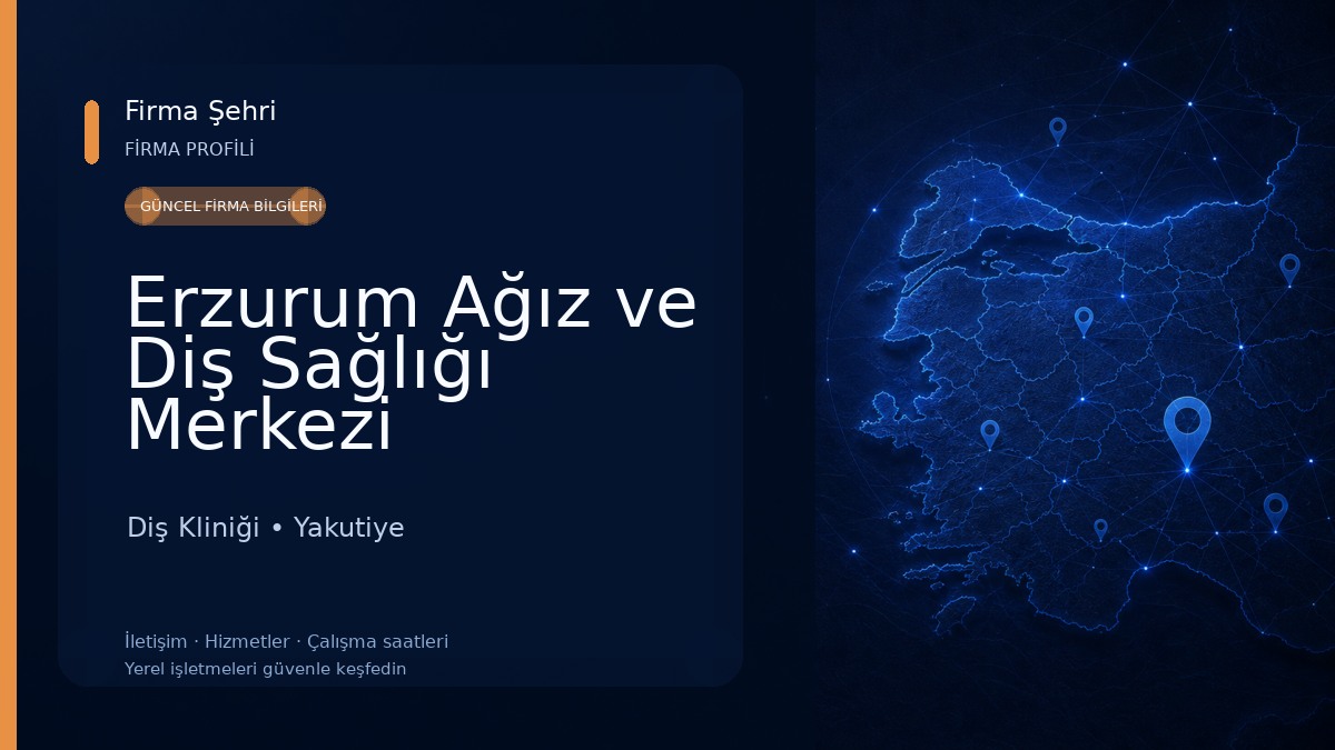 Erzurum Ağız ve Diş Sağlığı Merkezi Diş Kliniği