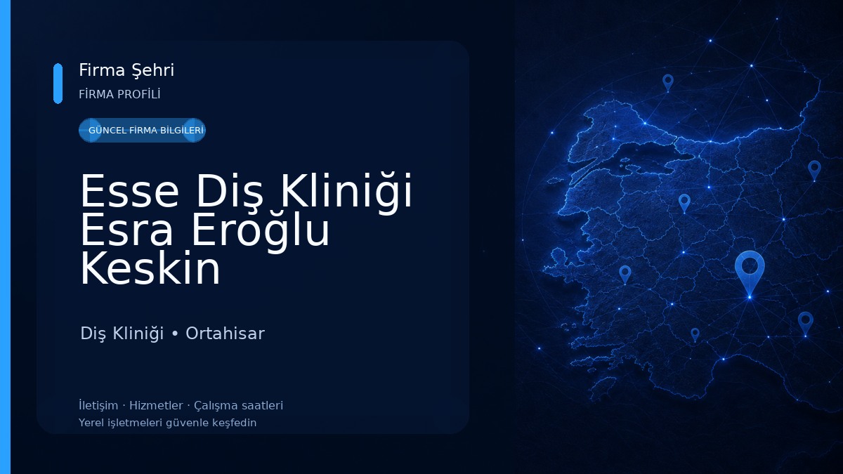 Esse Diş Kliniği Esra Eroğlu Keskin Diş Kliniği