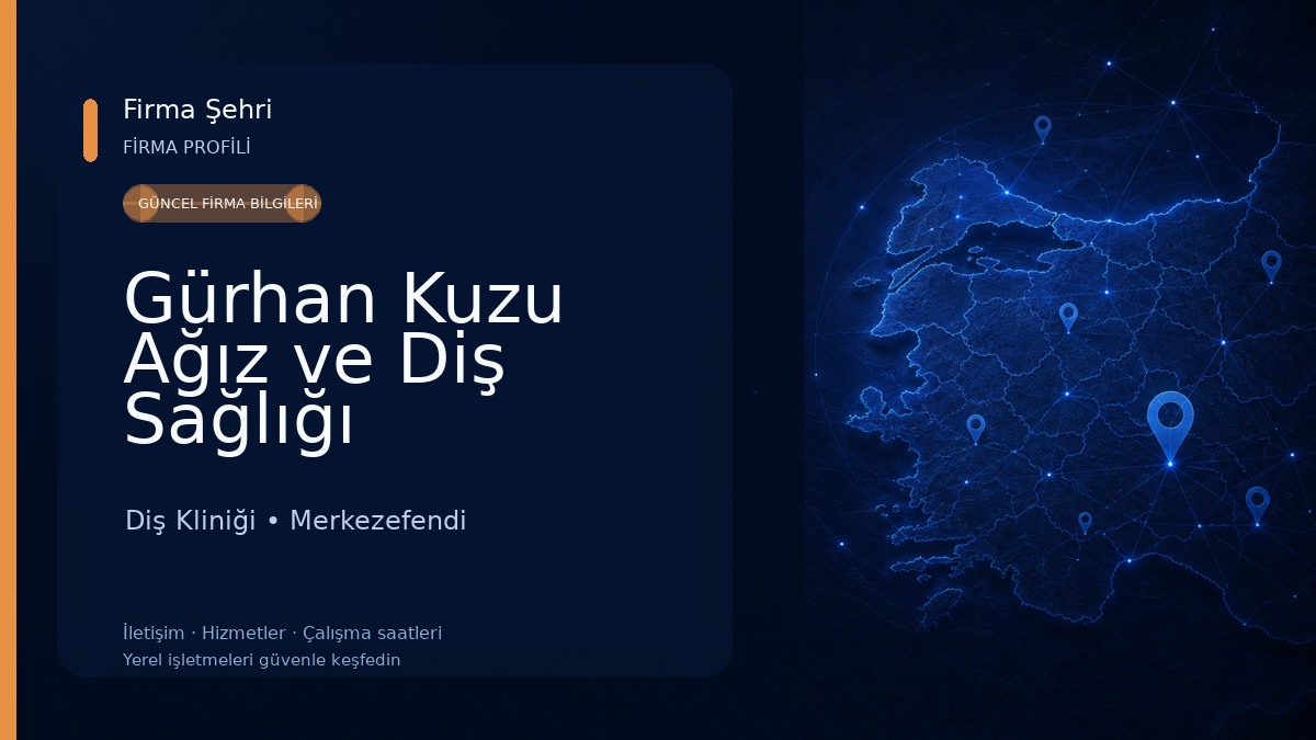 Gürhan Kuzu Ağız ve Diş Sağlığı Polikliniği Diş Kliniği