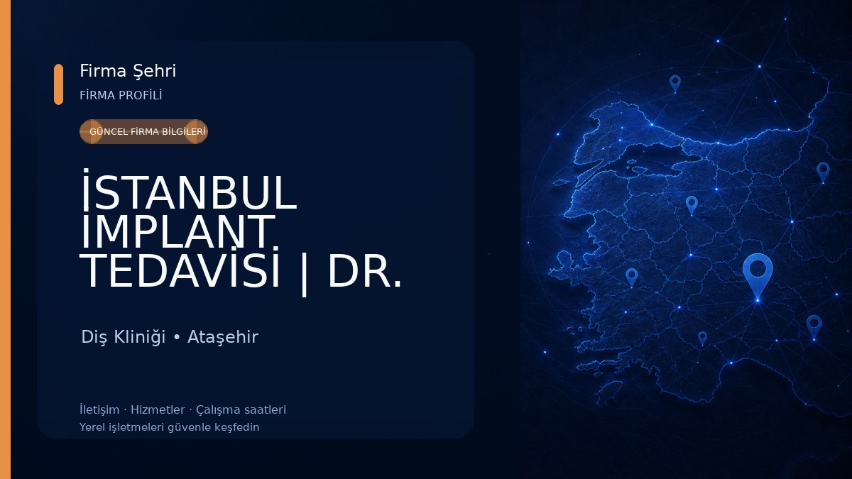 İSTANBUL İMPLANT TEDAVİSİ | DR. DT. TOLGA GÜLÇİÇEK Diş Kliniği