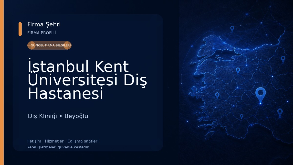İstanbul Kent Üniversitesi Diş Hastanesi Diş Kliniği