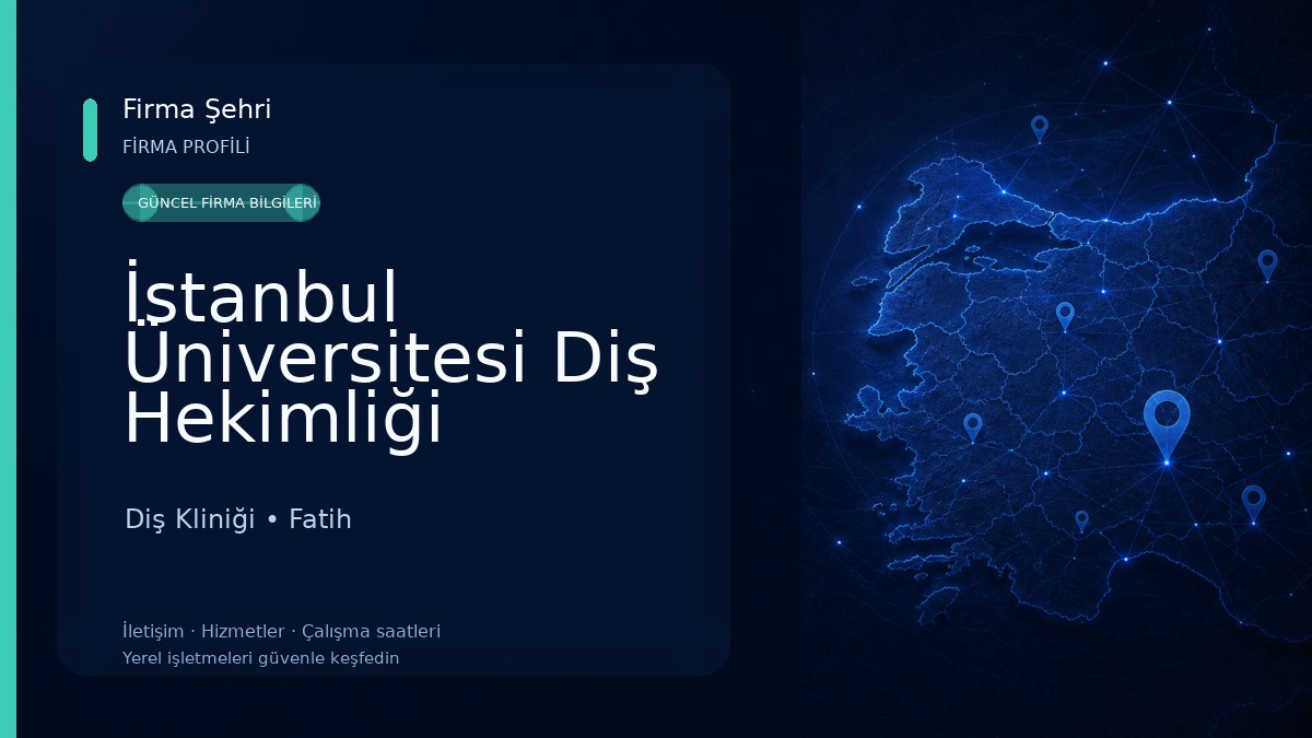 İstanbul Üniversitesi Diş Hekimliği Fakültesi Dekanlığı