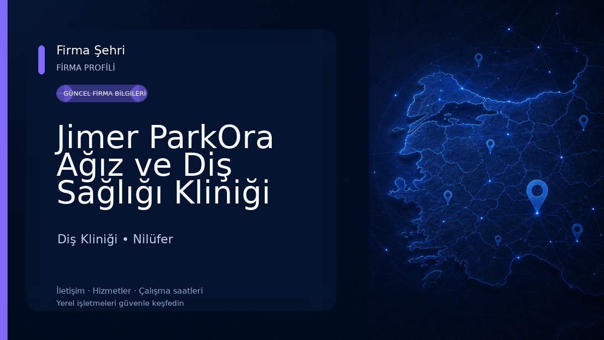Jimer ParkOra Ağız ve Diş Sağlığı Kliniği Diş Kliniği