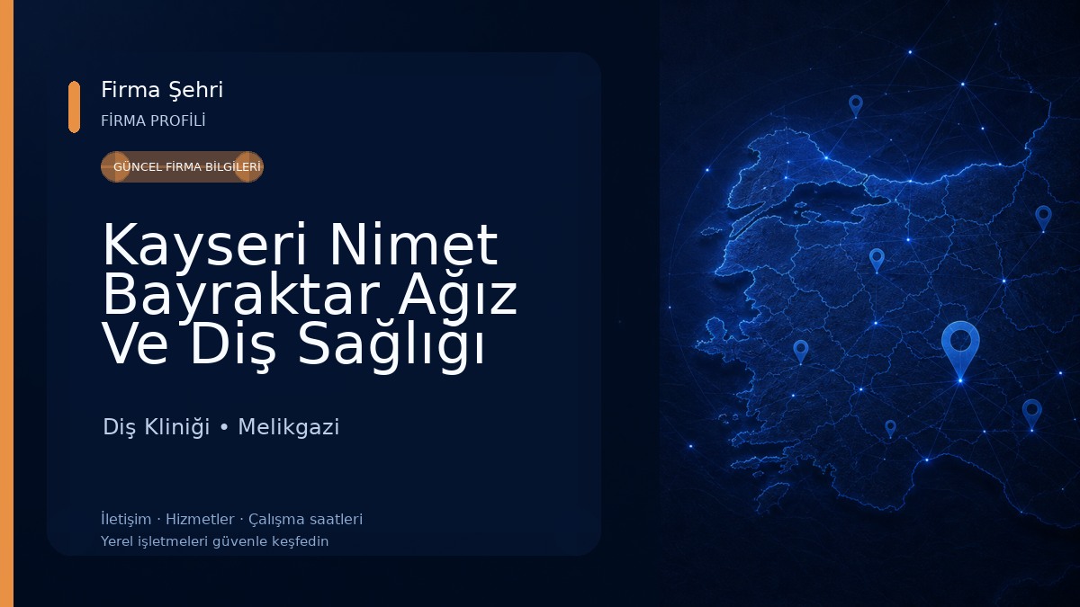 Kayseri Nimet Bayraktar Ağız Ve Diş Sağlığı Hastanesi Diş Kliniği