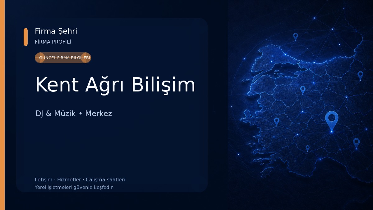Kent Ağrı Bilişim DJ & Müzik