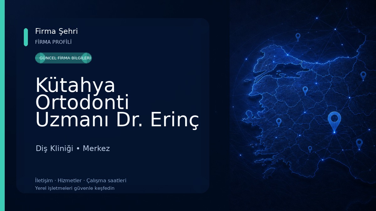 Kütahya Ortodonti Uzmanı Dr. Erinç UYGUN
