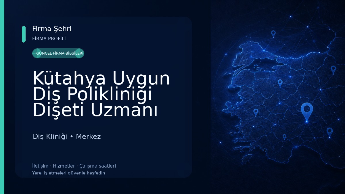 Kütahya Uygun Diş Polikliniği Dişeti Uzmanı Dr. Nisa Uygun Diş Kliniği
