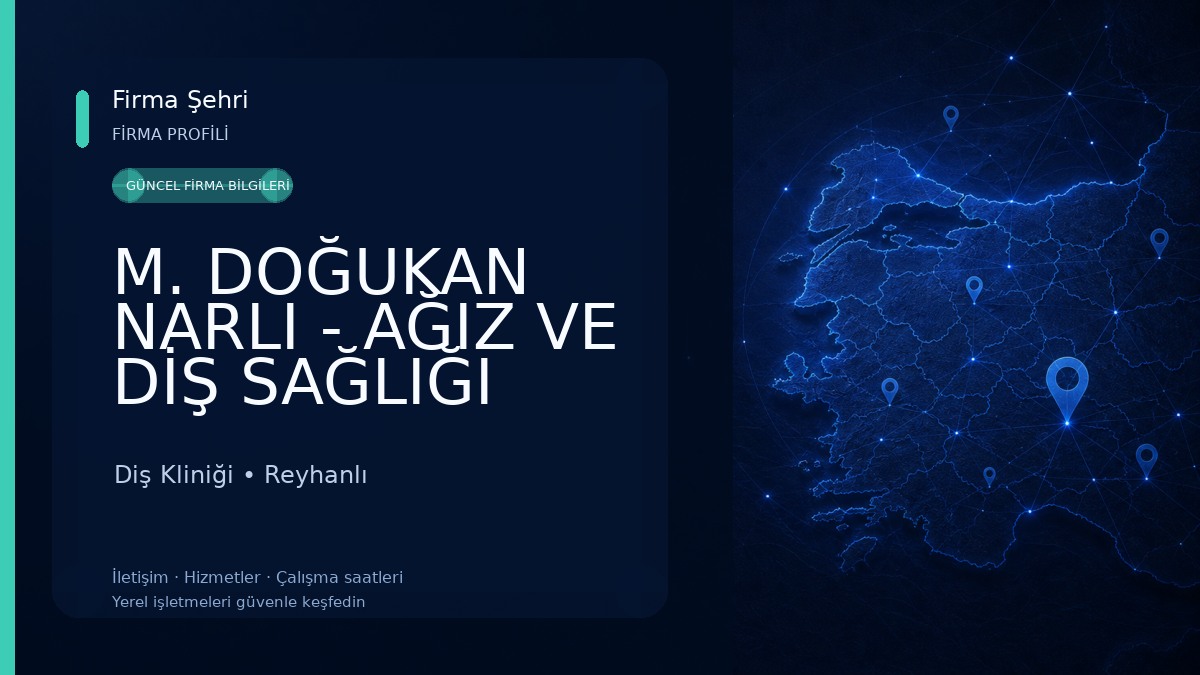 M. DOĞUKAN NARLI - AĞIZ VE DİŞ SAĞLIĞI KLİNİĞİ Diş Kliniği
