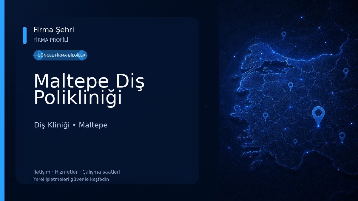 Maltepe Diş Polikliniği Diş Kliniği