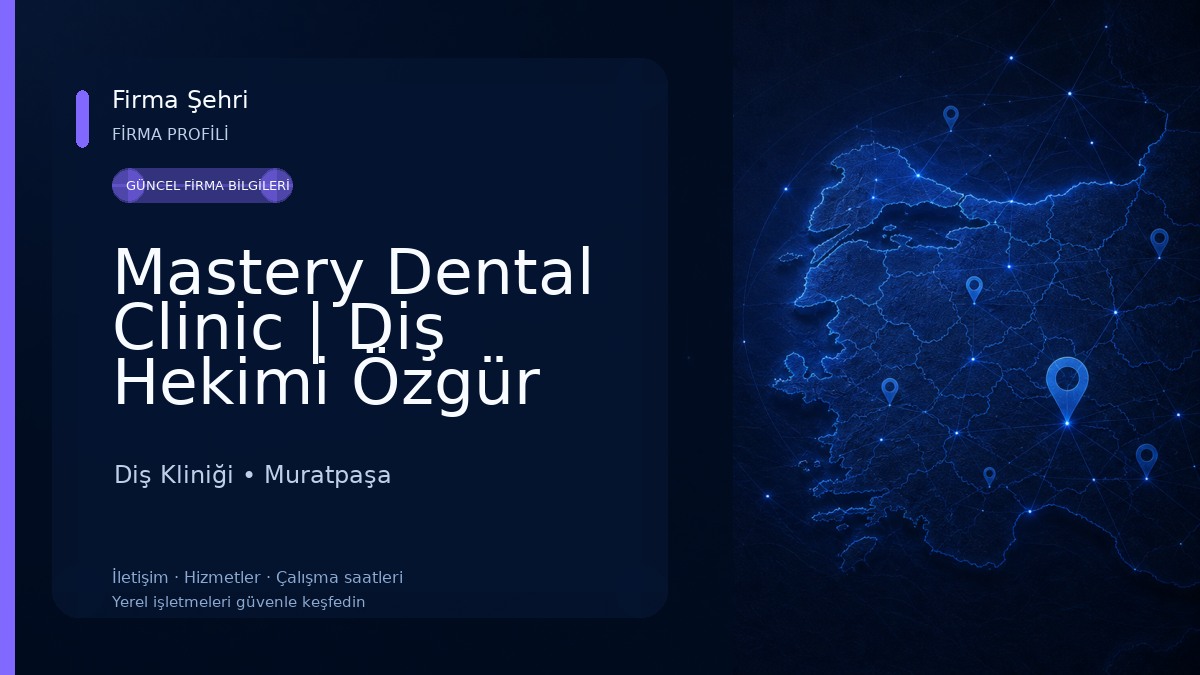 Mastery Dental Clinic | Diş Hekimi Özgür Yıldırım