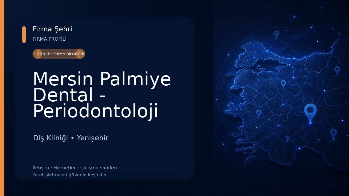 Mersin Palmiye Dental - Periodontoloji (Dişeti Hastalıkları cerrahisi), Çocuk Diş Hekimi, İmplant, Zirkonyum Diş Kliniği