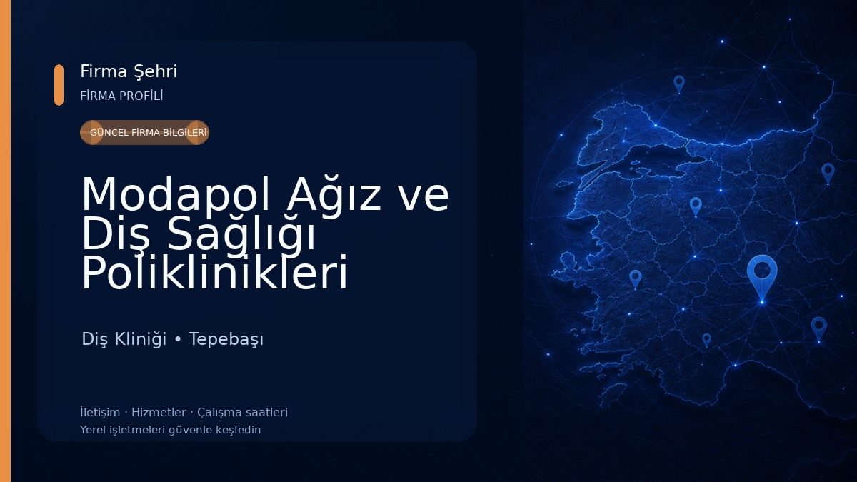 Modapol Ağız ve Diş Sağlığı Poliklinikleri Çamlıca Şubesi Diş Kliniği