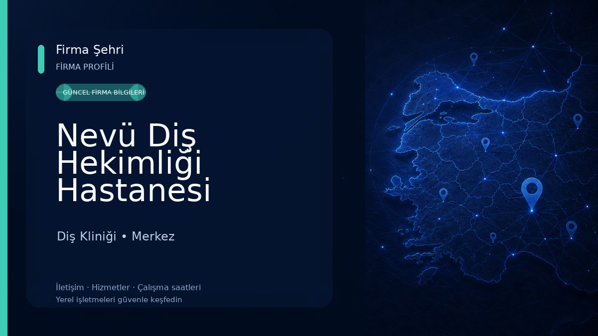 Nevü Diş Hekimliği Hastanesi İnşaatı Diş Kliniği
