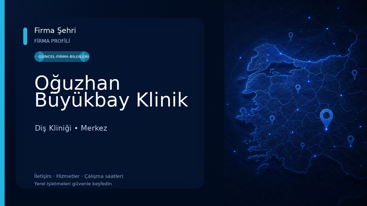 Oğuzhan Büyükbay Klinik Diş Kliniği