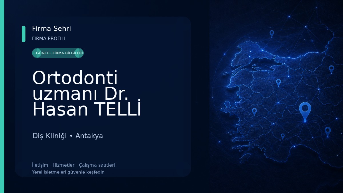 Ortodonti uzmanı Dr. Hasan TELLİ Diş Kliniği