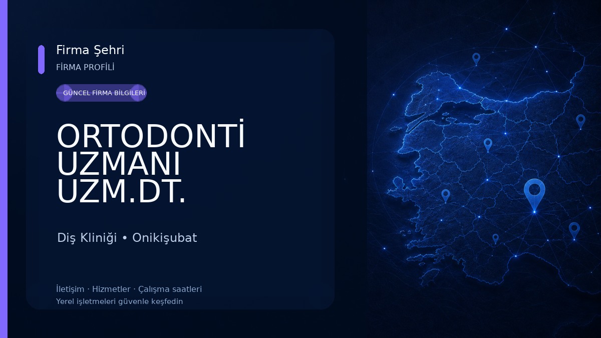 ORTODONTİ UZMANI UZM.DT. BAYRAM ASARKAYA Diş Kliniği