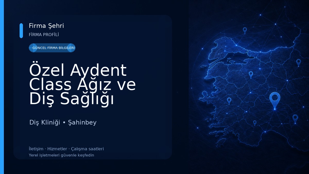 Özel Aydent Class Ağız ve Diş Sağlığı Polikliniği Diş Kliniği