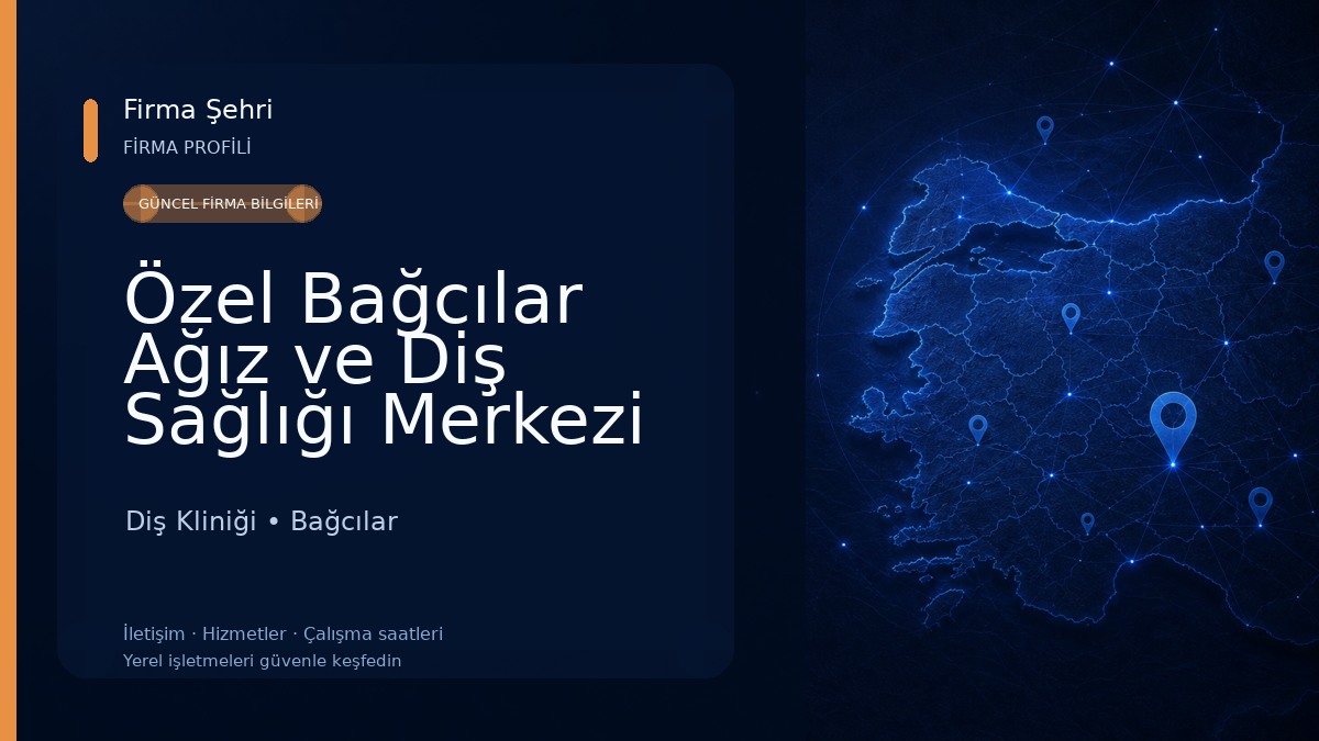 Özel Bağcılar Ağız ve Diş Sağlığı Merkezi Diş Kliniği