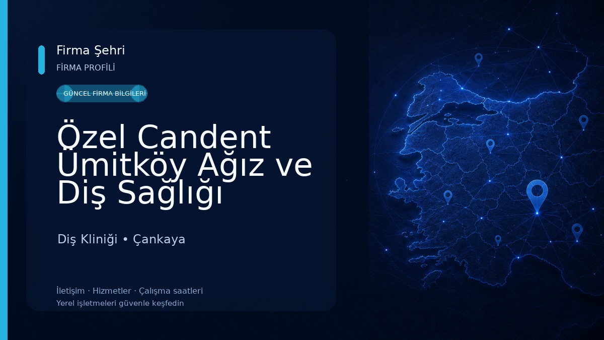 Özel Candent Ümitköy Ağız ve Diş Sağlığı Merkezi