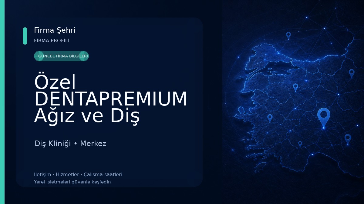 Özel DENTAPREMIUM Ağız ve Diş Sağlığı Polikliniği Diş Kliniği