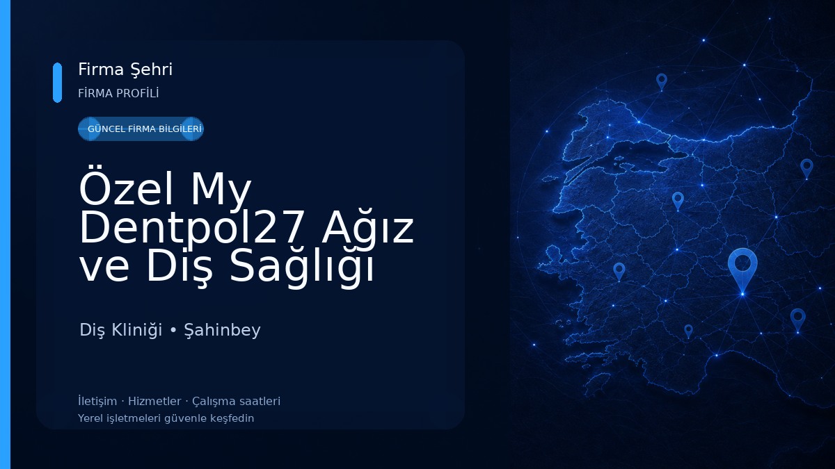 Özel My Dentpol27 Ağız ve Diş Sağlığı Merkezi Diş Kliniği