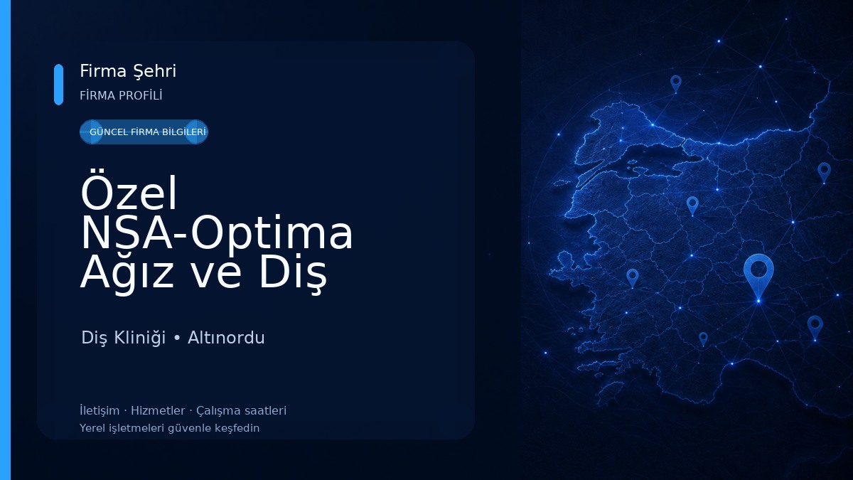 Özel NSA-Optima Ağız ve Diş Sağlığı Polikliniği