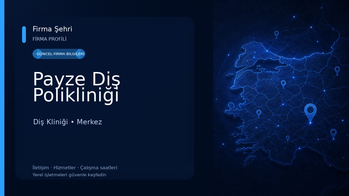 Payze Diş Polikliniği Diş Kliniği