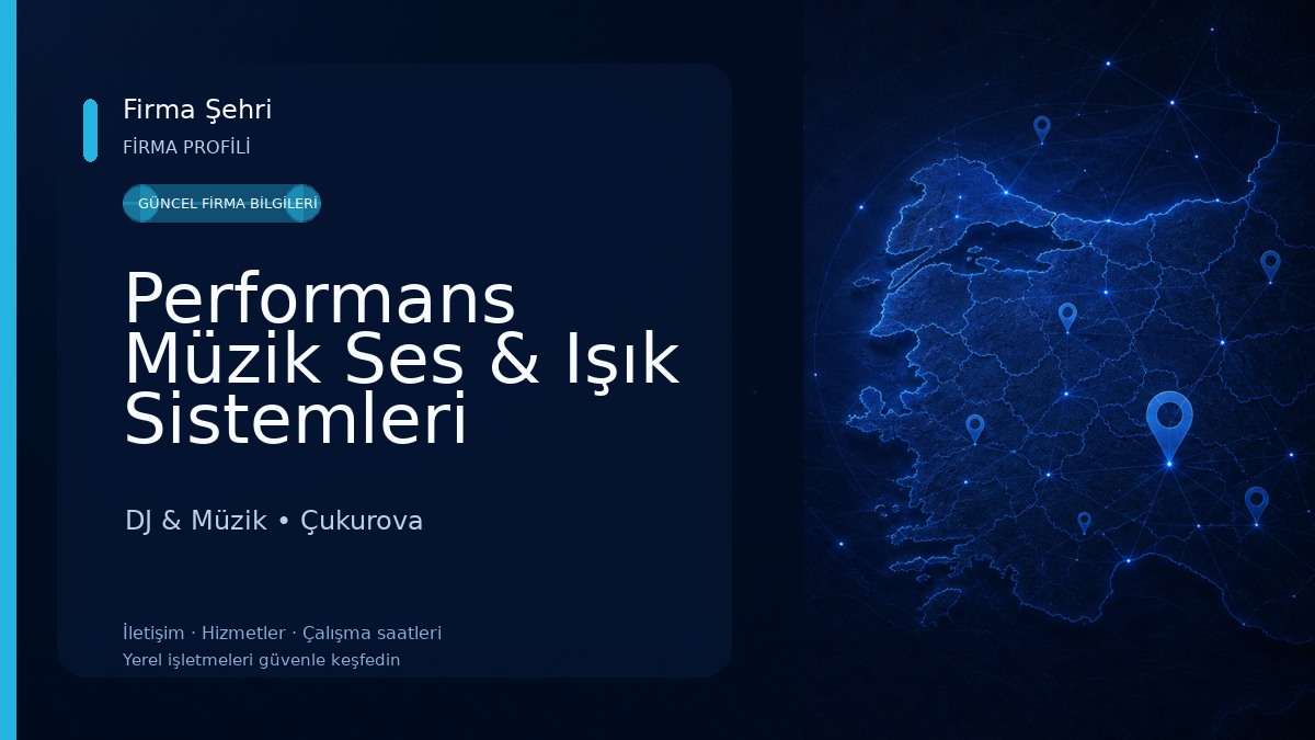 Performans Müzik Ses & Işık Sistemleri