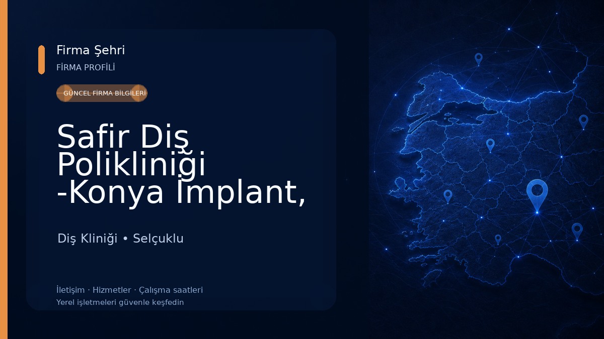 Safir Diş Polikliniği -Konya İmplant, Konya Diş, Konya Zirkonyum Kaplama, Konya Lamine Kaplama- Diş Kliniği