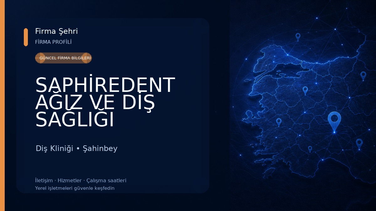 SAPHİREDENT AĞIZ VE DİŞ SAĞLIĞI POLİKLİNİĞİ Diş Kliniği
