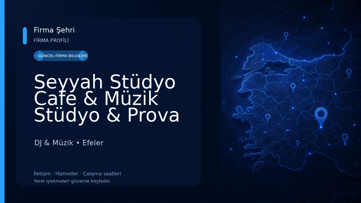 Seyyah Stüdyo Cafe & Müzik Stüdyo & Prova Kayıt DJ & Müzik